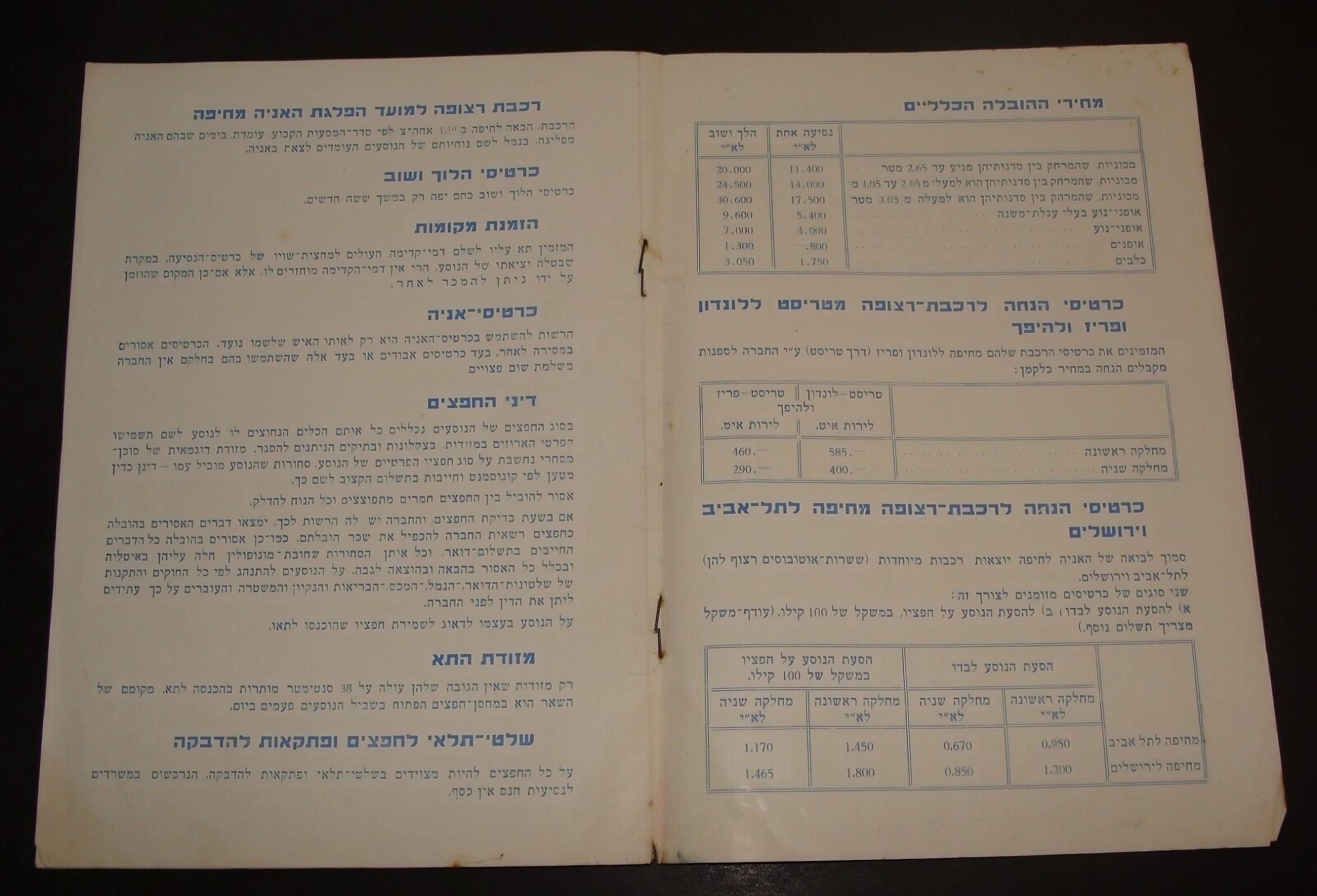 Boat brochure Hebrew B